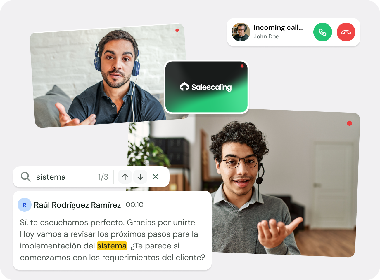 Grabación y transcripción automática