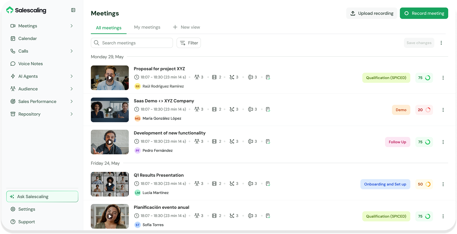 Toma de notas con IA: resúmenes y transcripción