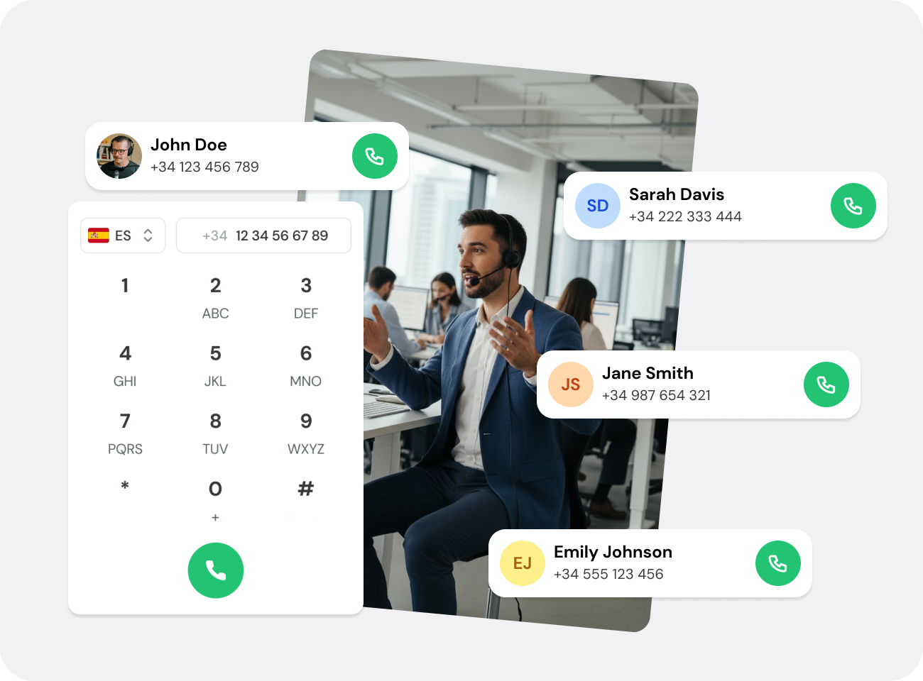 Marcación en un clic