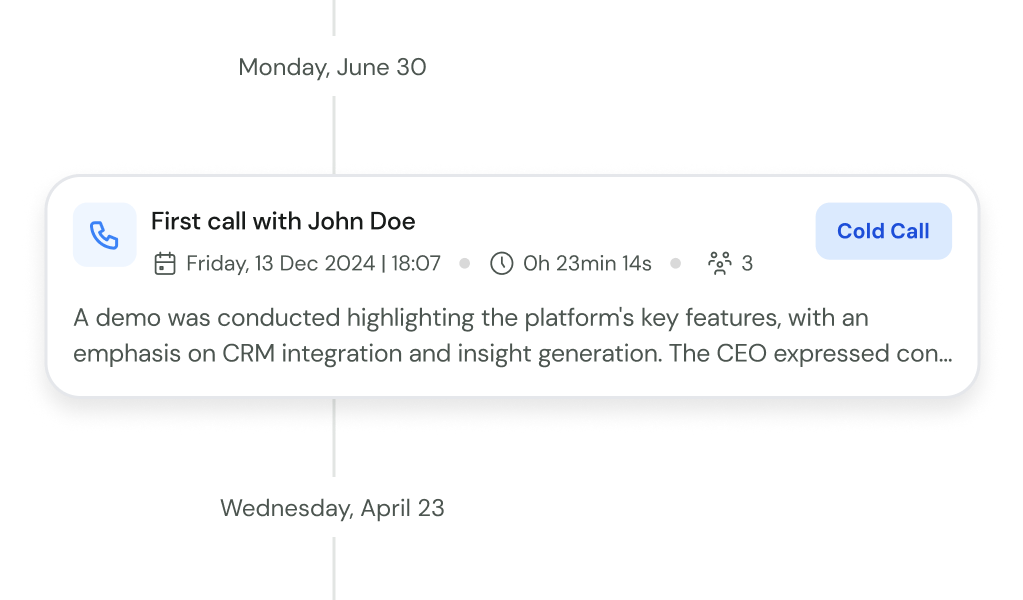 Historial de ventas inmediato